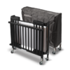 Black Hotel Folding Wooden Crib
